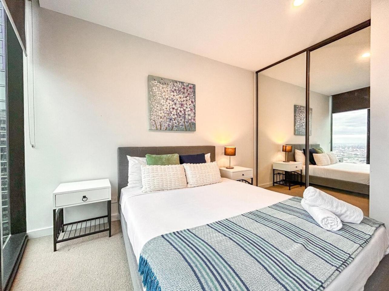 Dreamy View On High Level 2Br1Ba Apt Cbd Poolgy メルボルン エクステリア 写真