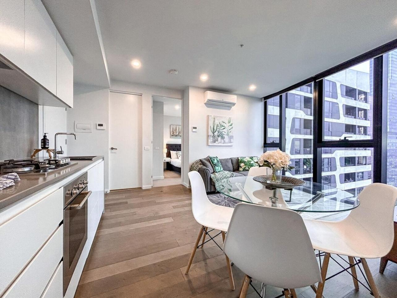 Dreamy View On High Level 2Br1Ba Apt Cbd Poolgy メルボルン エクステリア 写真